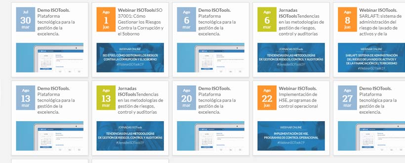 Webinars ISOTools Para El Próximo Mes De Febrero